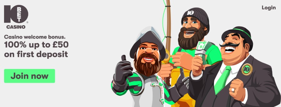 10Bet casino welcome offer UK