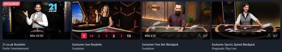 21.co.uk exclusive games UK