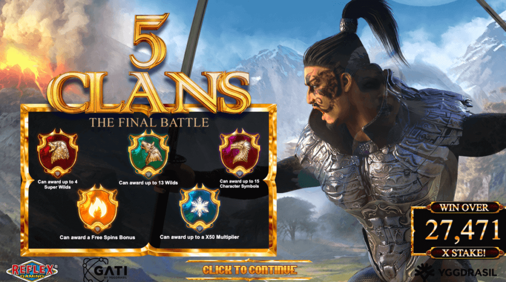 5 Clans Game Features