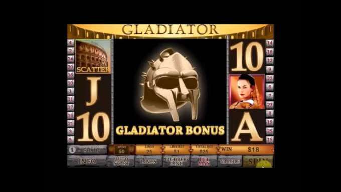 Slot Machine Gladiator (Playtech)- Slotmachinefree.net