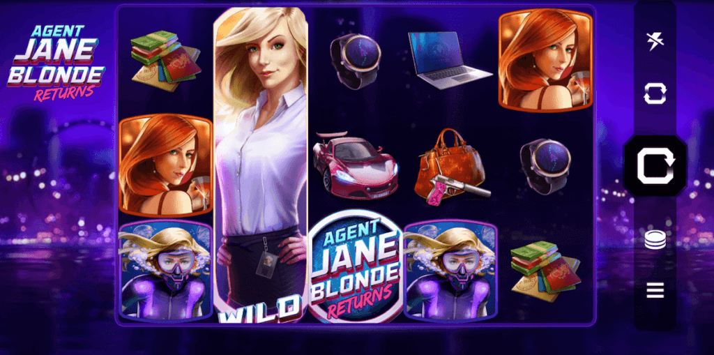 Agent Jane Blonde Returns online slot UK casinos