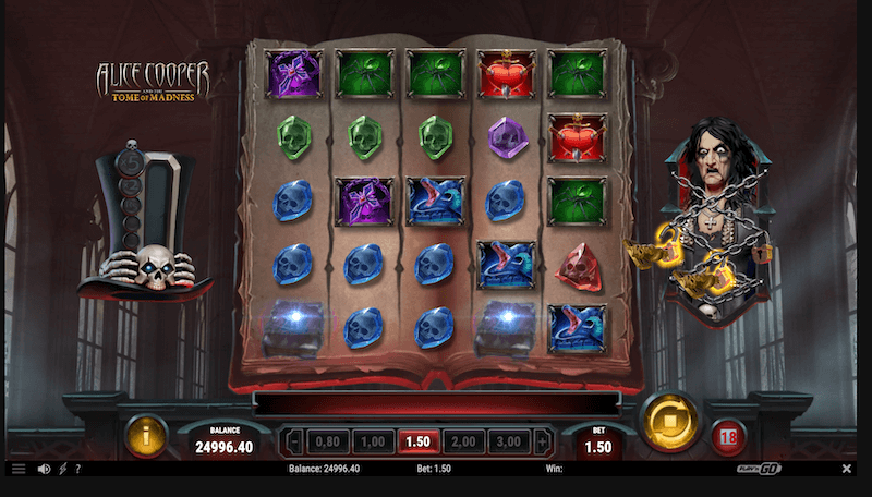 Alice Cooper and the Tome of Madness online slot