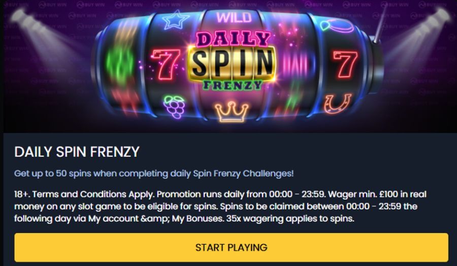 Betmaze Casino UK Free Spins Frenzy Promo