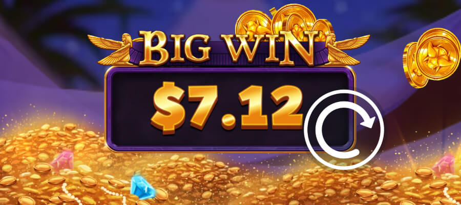 Big Win on The Magic of Cleopatra Slot