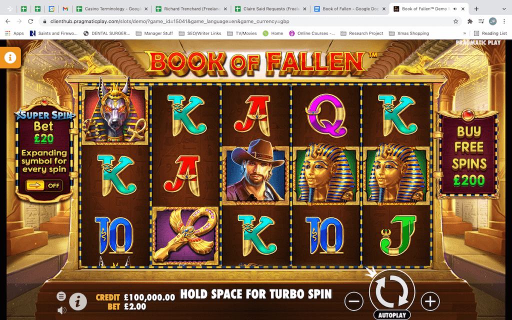 Book of Fallen by Pragmatic Play