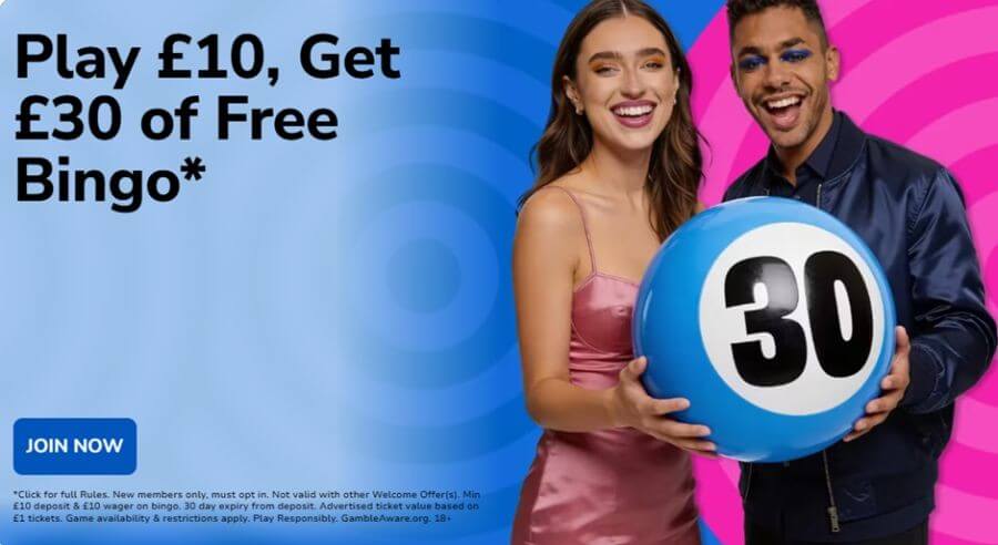 Jackpotjoy casino UK welcome offer