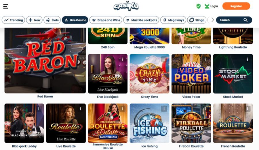 Casiku UK Live Casino