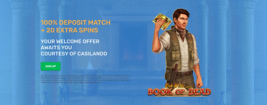 Casilando Welcome Offer UK