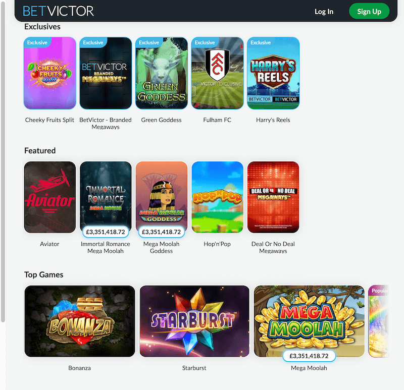 BetVictor - slots