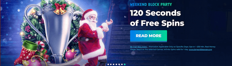 Casino Planet Xmas promo