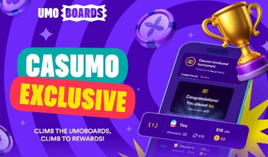 Casumo umoboards UK Promo