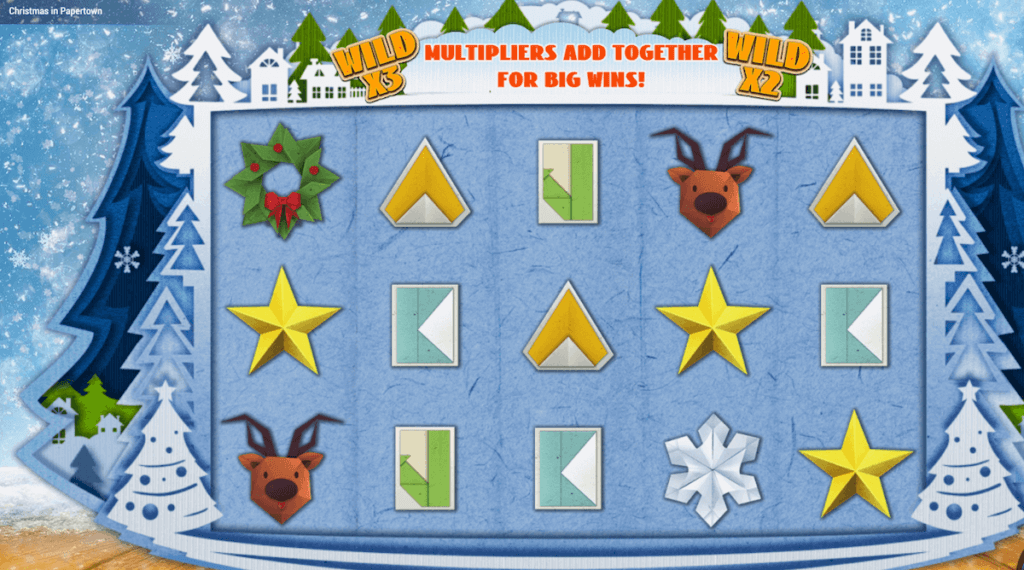 Christmas in Papertown online slot UK