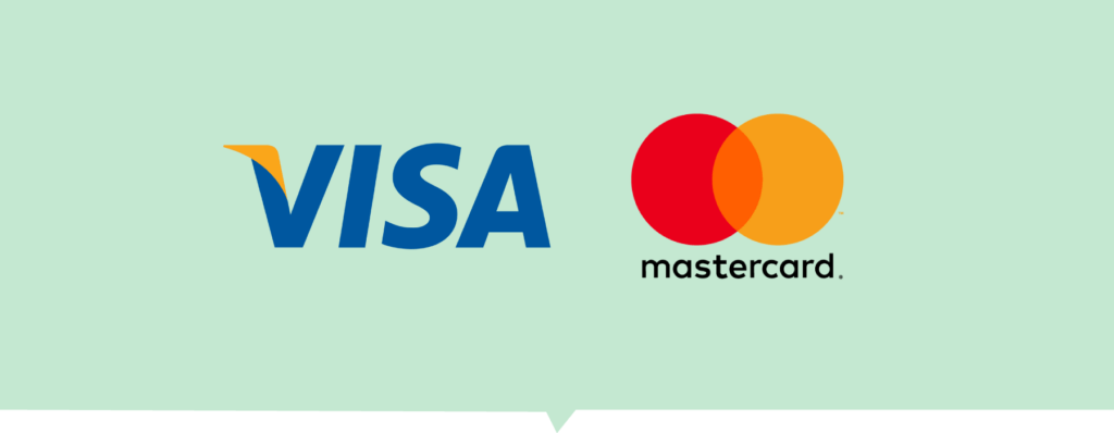 MasterCard and Visa 