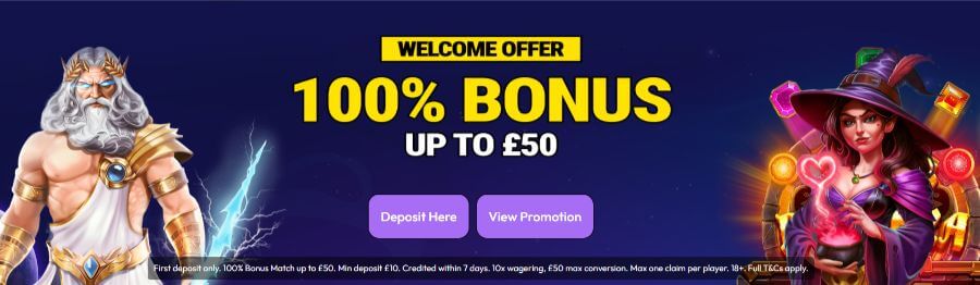 Cosmic Spins uk welcome offer