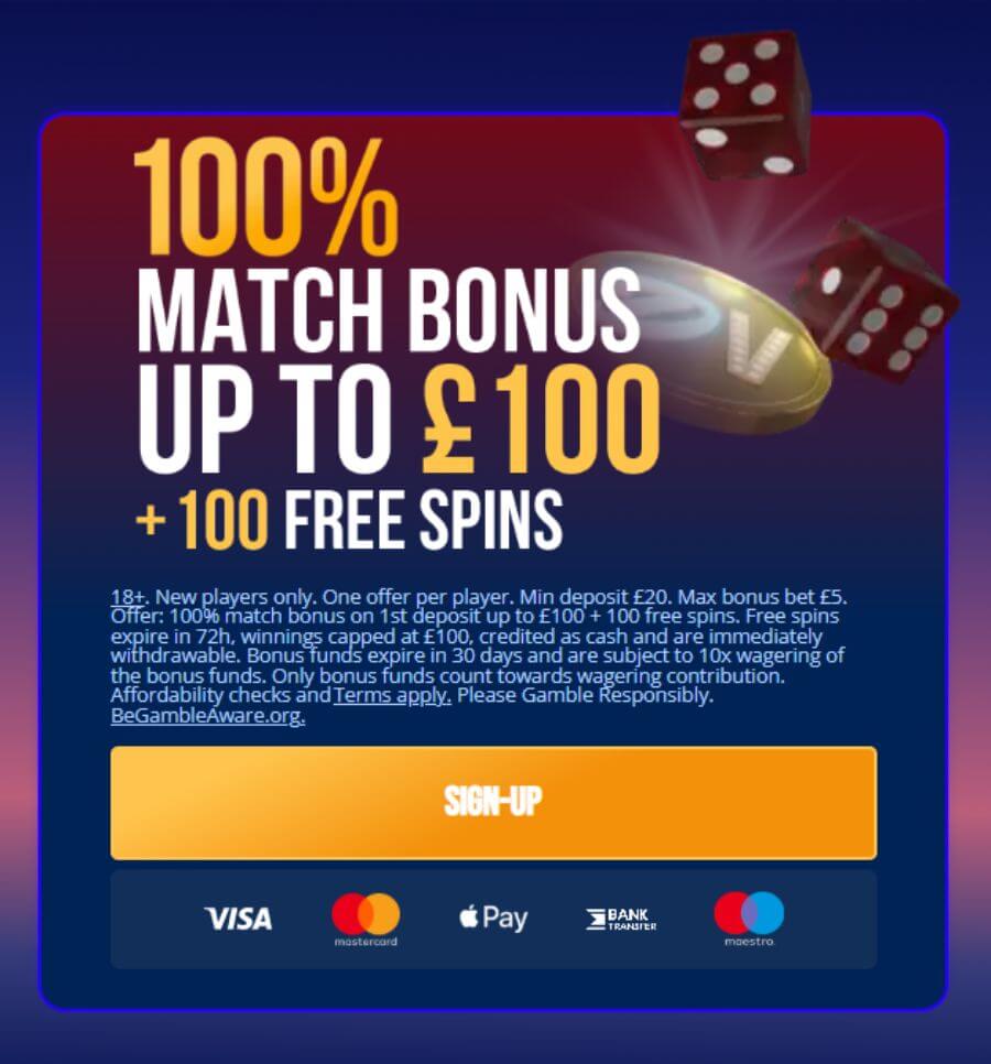 Dream Vegas welcome bonus