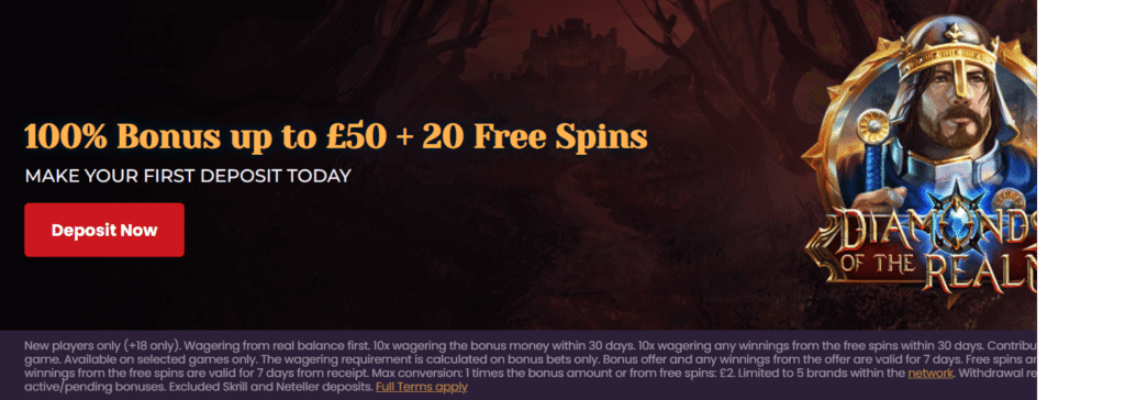 Dukes Casino welcome offer uk