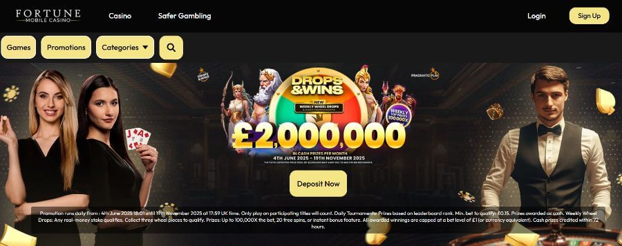 Fortune Mobile Casino Tournaments UK