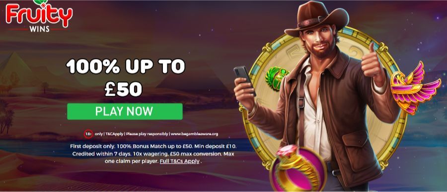 Fruity Wins uk welcome offer