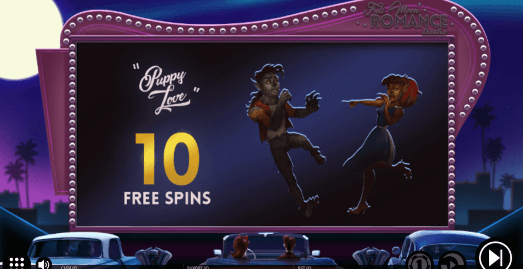 Free Spins, Bonus Round, Full Moon Romance, Online Slot, UK