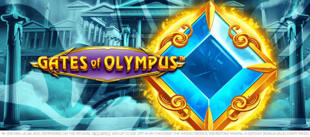 Gates of Olympus promotional banner