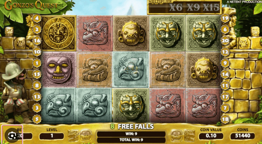 Gonzos Quest slot game uk