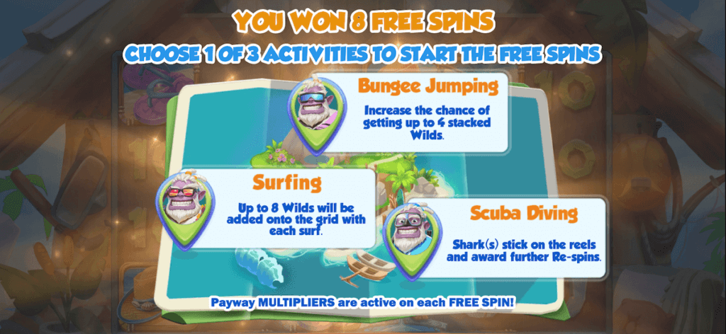 free spins bonus game