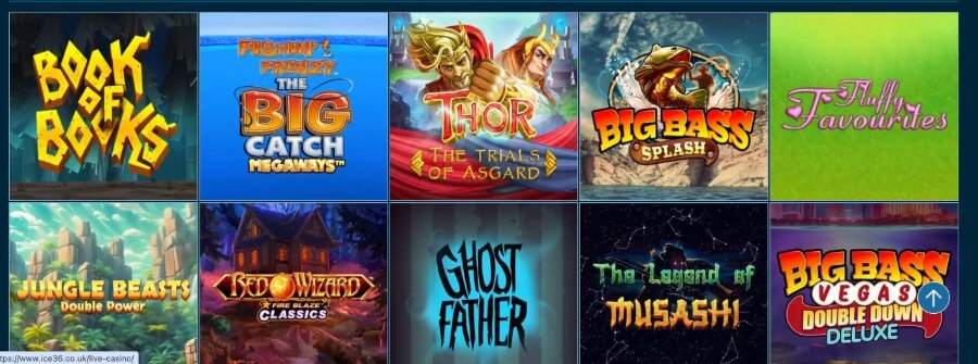ICE36 Slot Games UK