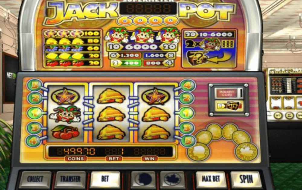 2. Jackpot 6000 (NetEnt) - 98.86% RTP