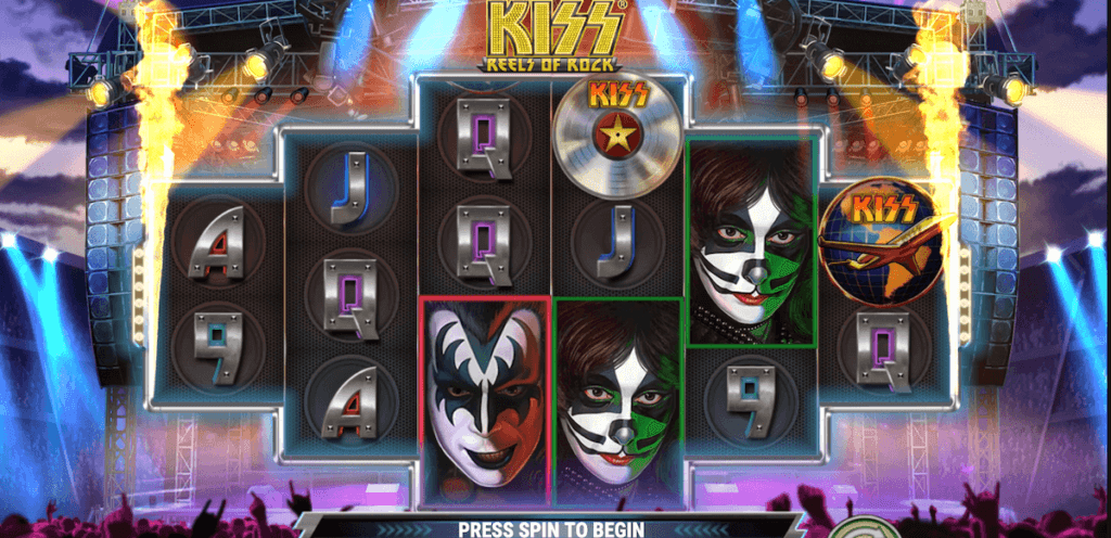 KISS Reels of Rock Interface