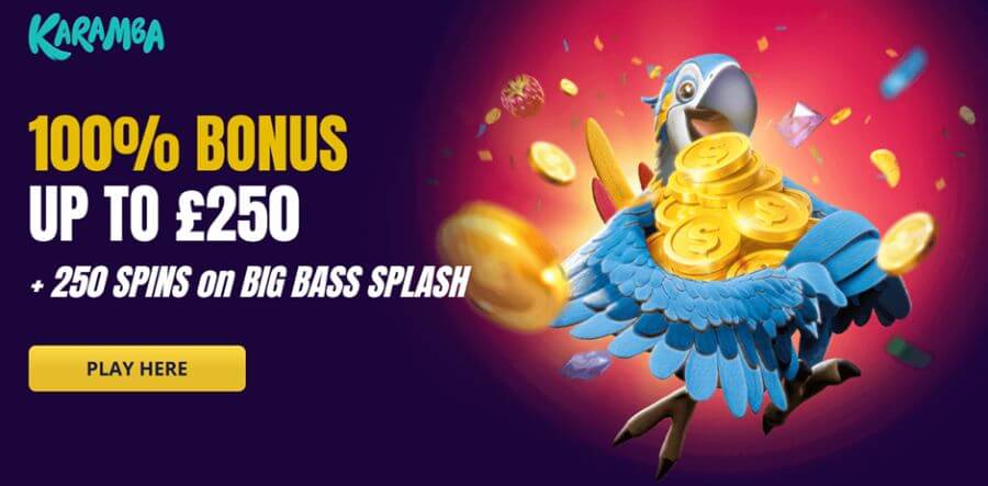 Karamba UK CasinoHawks exclusive welcome bonus