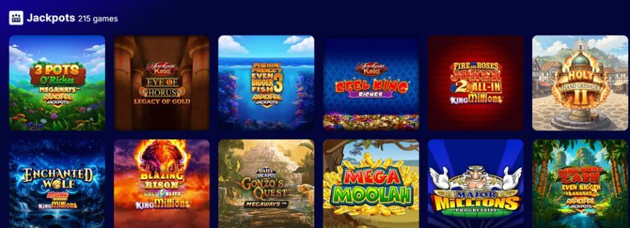 Karamba UK jackpots lobby