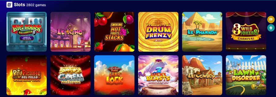 Karamba UK slots lobby