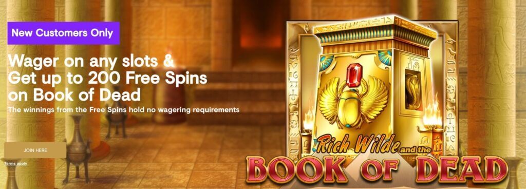 Kwiff Free Spins offer