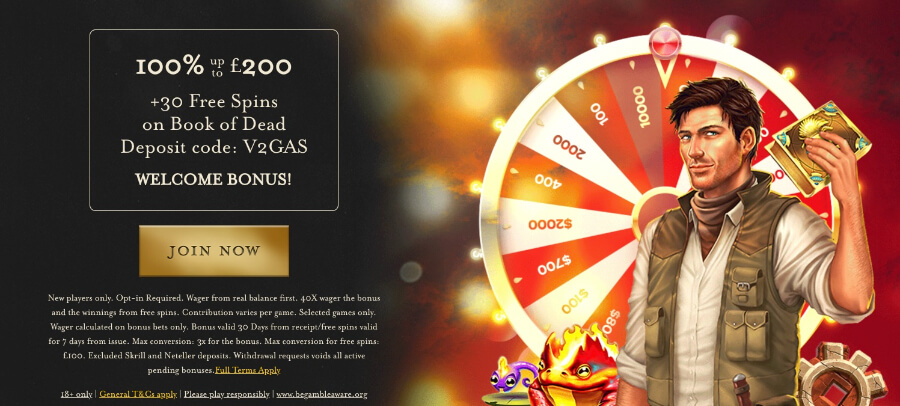 Las Vegas Casino exclusive welcome offer