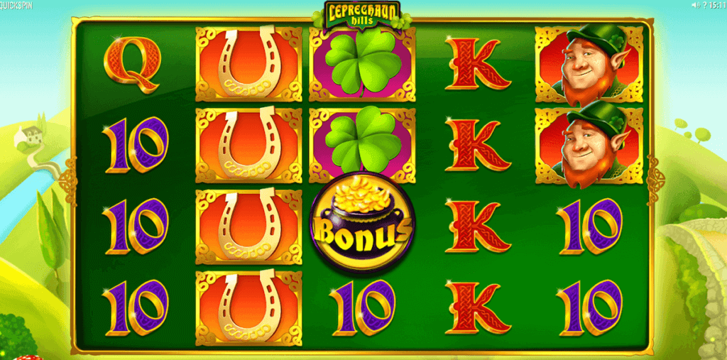 Leprechaun Hills online slot UK St PAtricks Day