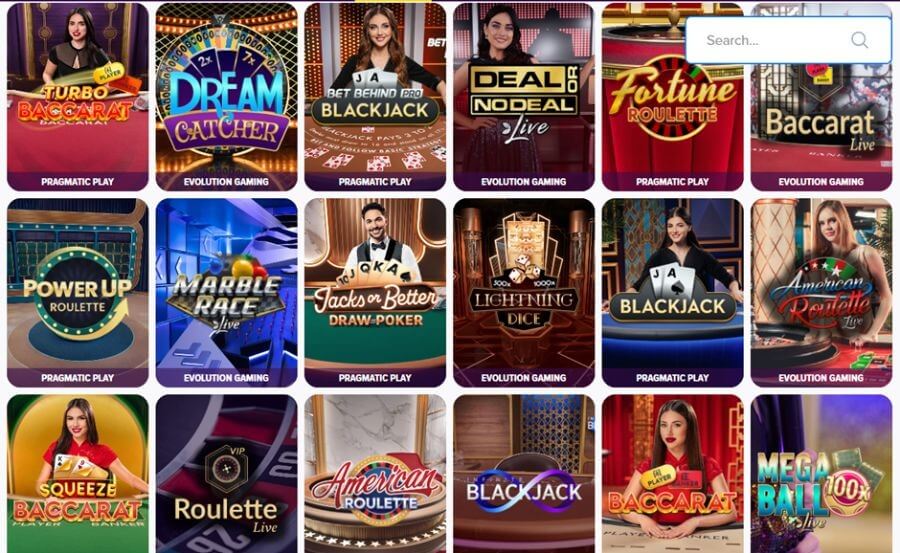 LottoGo UK live casino