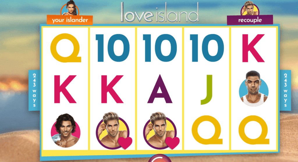 Love Island, online slot, UK Casinos