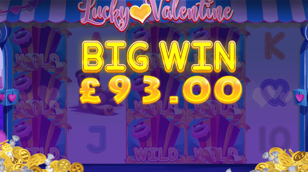 Big Payouts playing Lucky Valentine online slot