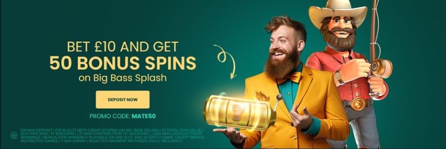 LuckyMate UK casino welcome offer