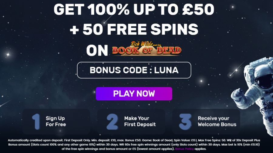 Luna Casino UK Welcome Offer
