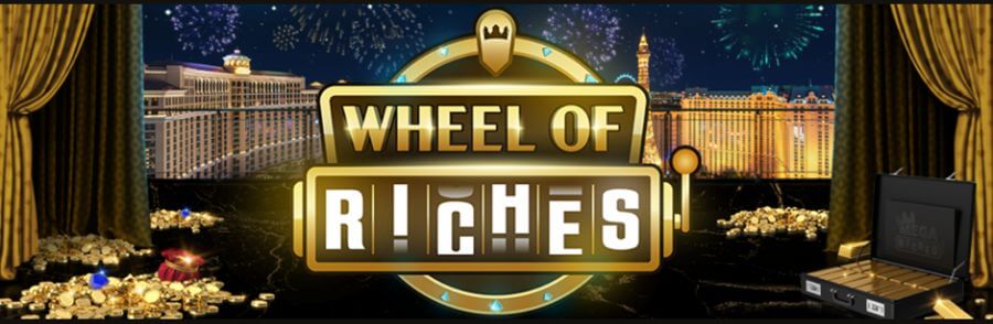 Mega Riches UK wheel of riches promo