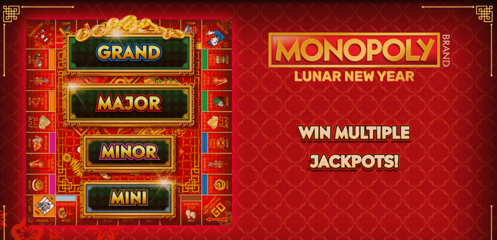 Jackpots, Monopoly Lunar New Year, online slot