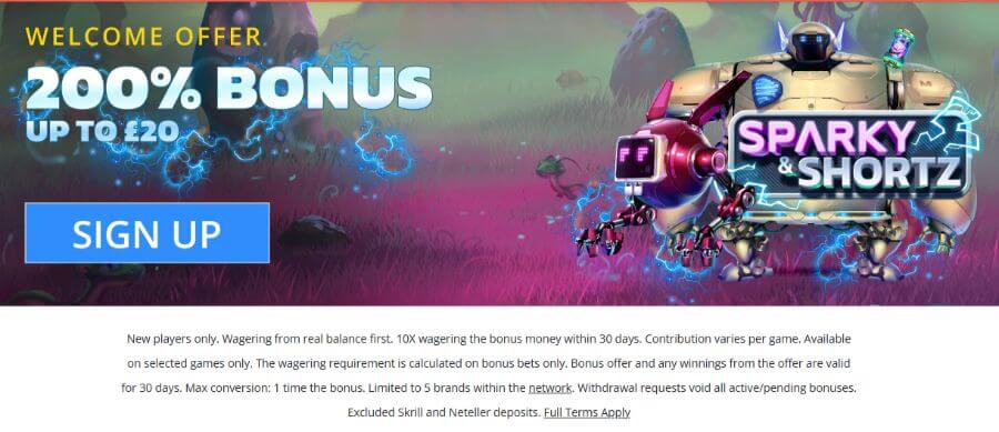 Mr Mobi welcome bonus UK