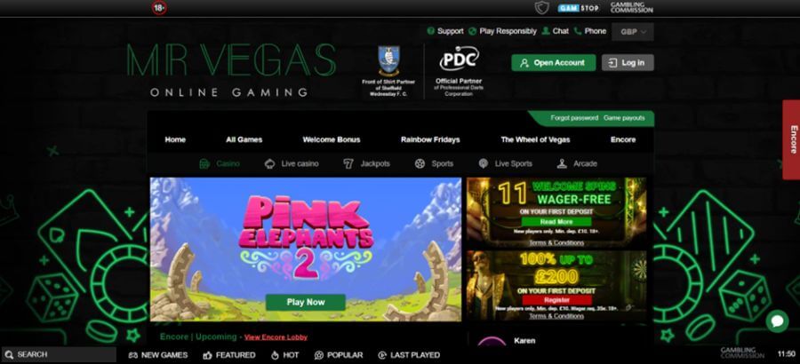 Mr Vegas Casino UK