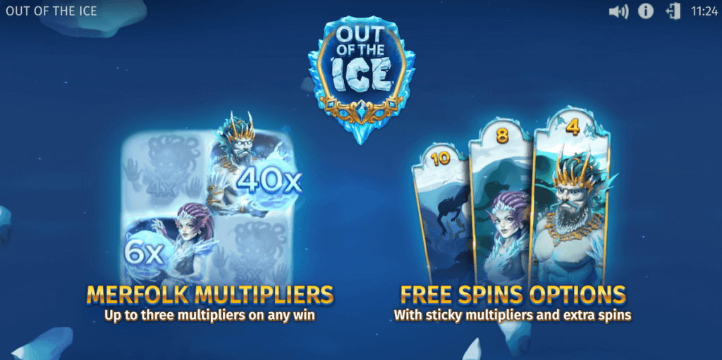 Out of the Ice multipliers and free spins