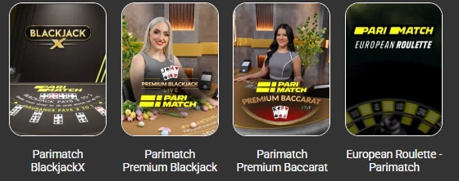 Parimatch UK exclusive games