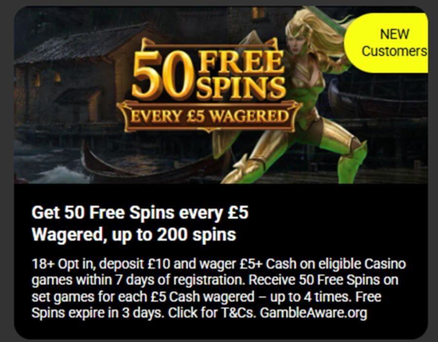 Parimatch UK welcome offer