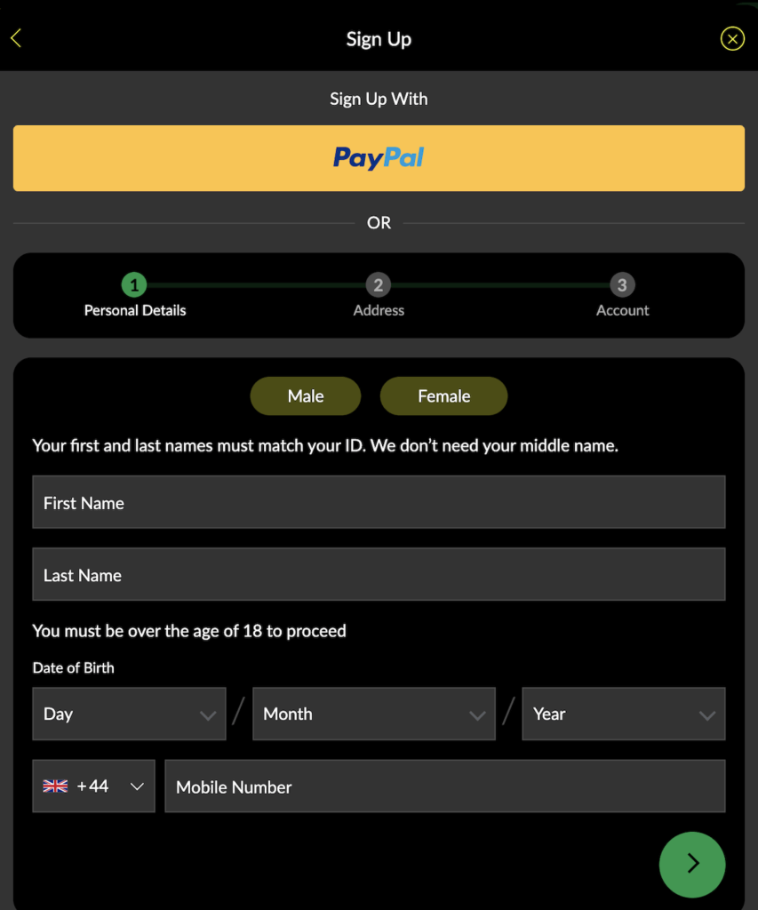 Register at Parimatch UK Casino to get your Free Spins Welcome Bonus
