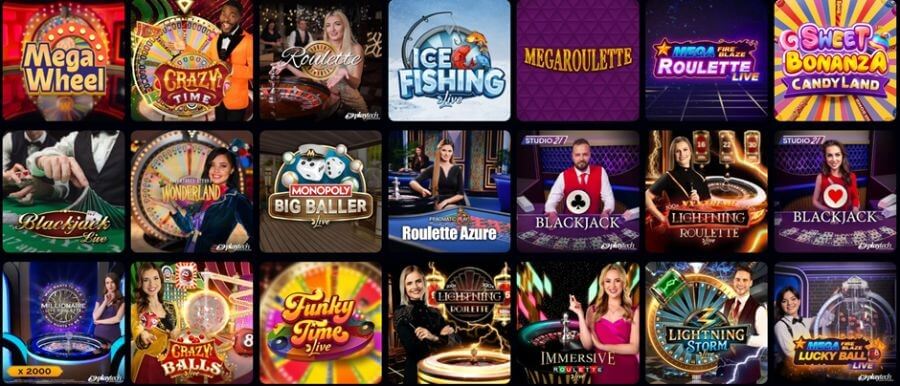 PlayKasino live casino games