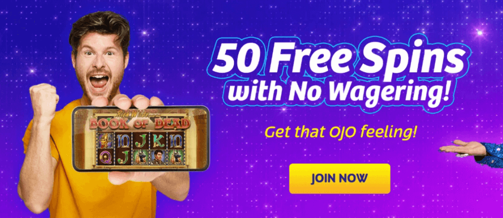 PlayOJO Low wager welcome offer
